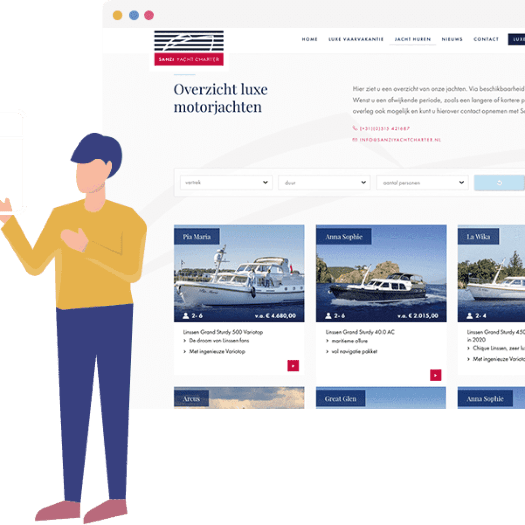 Wij maken online boeken eenvoudig